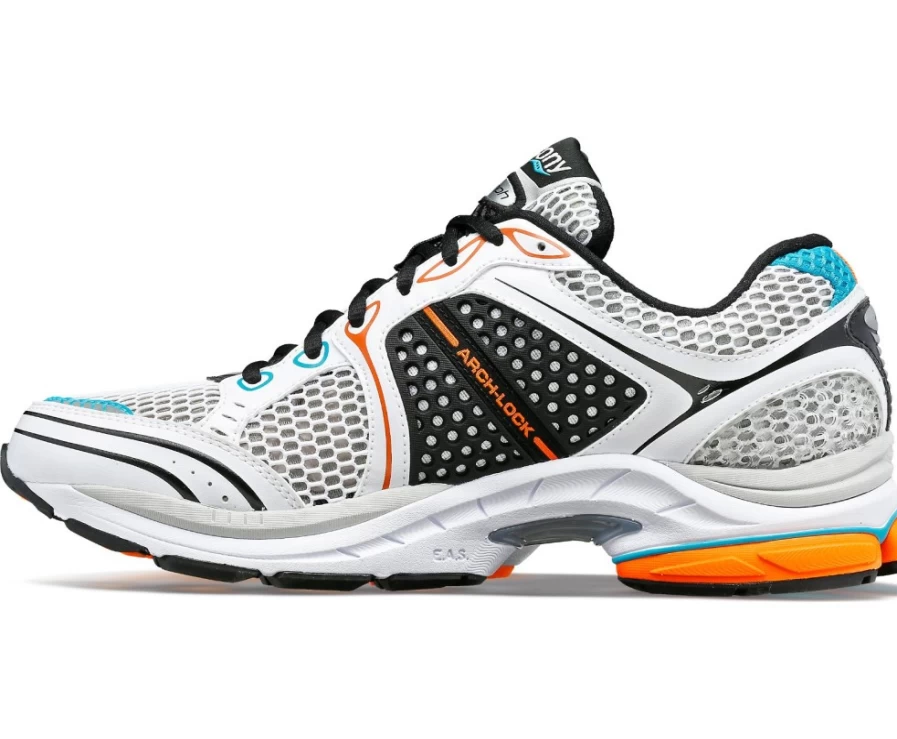Saucony Triumph ProGrid 4 White - Unisex Running Shoes for Men & Women