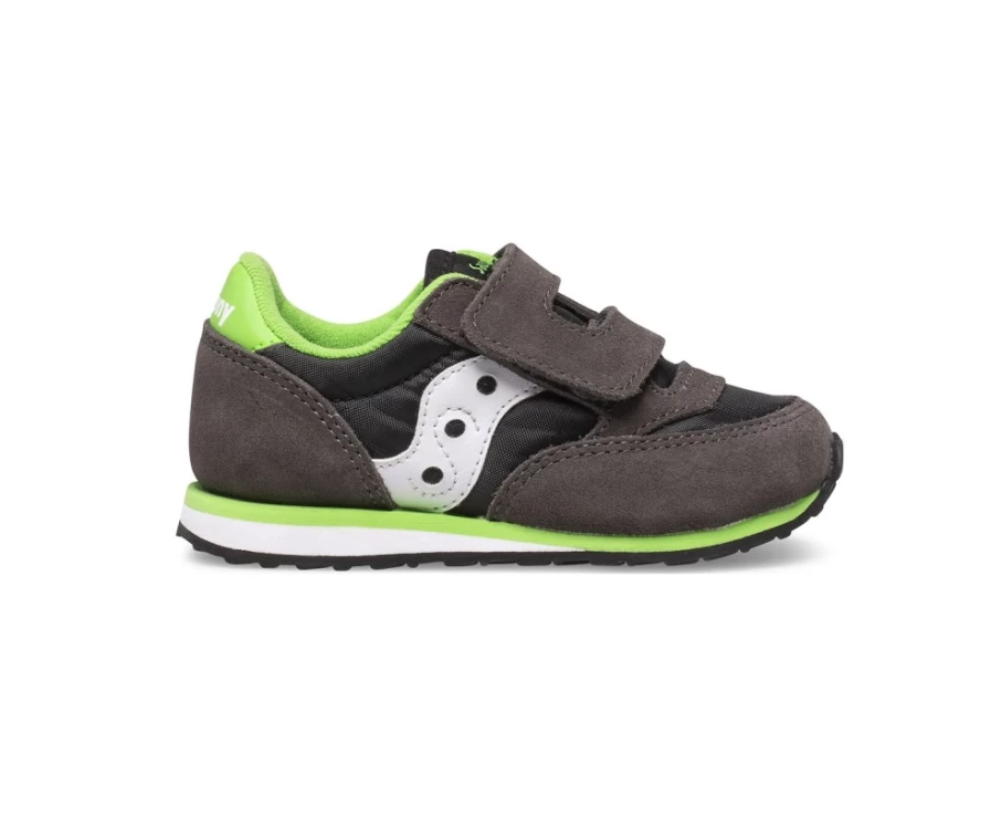 Saucony Kids' Grey Jazz Hook & Loop Sneakers for Toddlers