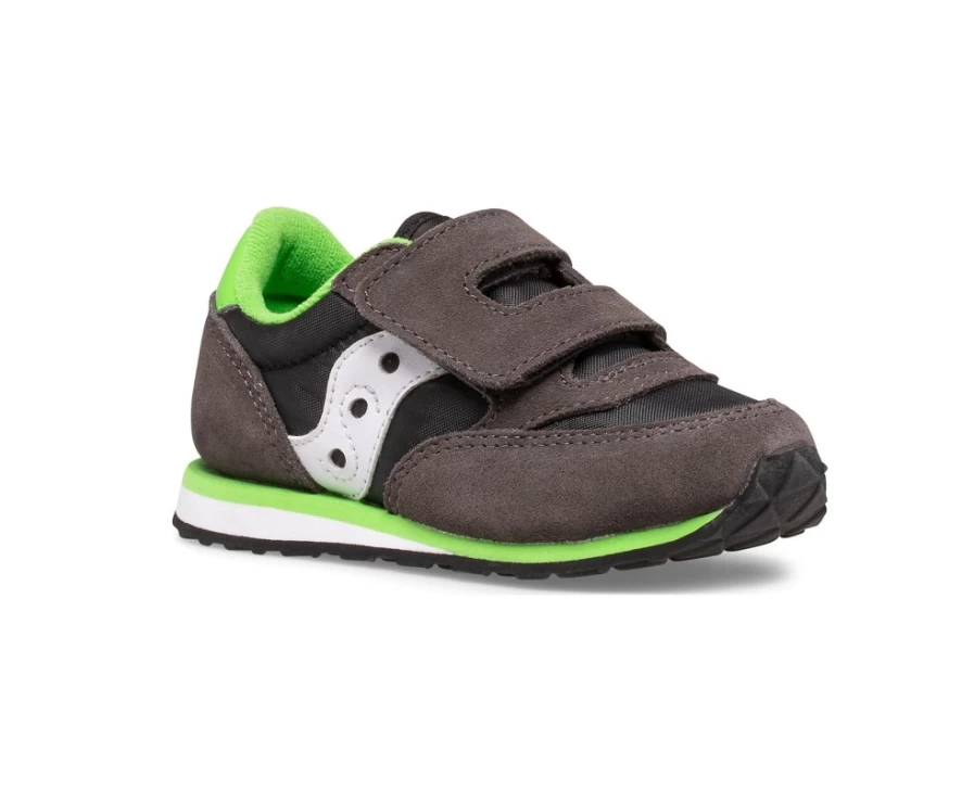Saucony Kids' Grey Jazz Hook & Loop Sneakers for Toddlers