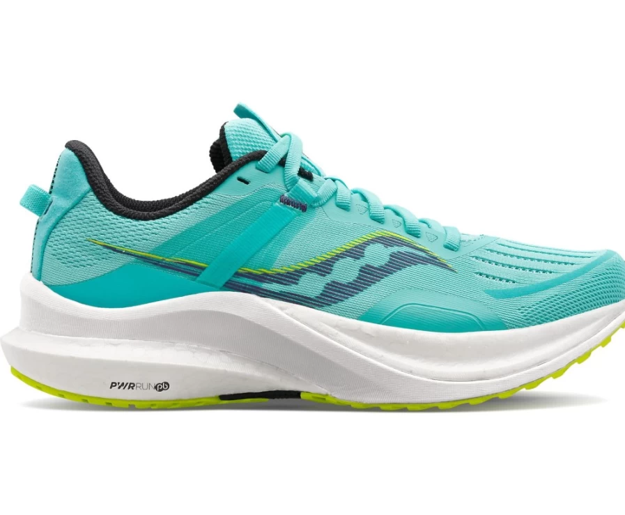 Saucony Women's Tempus Running Shoes in Cool Mint – Lightweight & Supportive for Women
