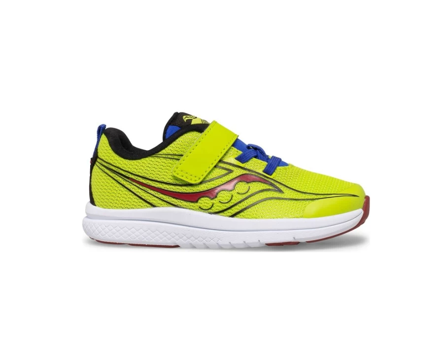 Saucony Kids' Kinvara 13 Jr Sneaker in Acid Lime - Lightweight Running Shoes for Children