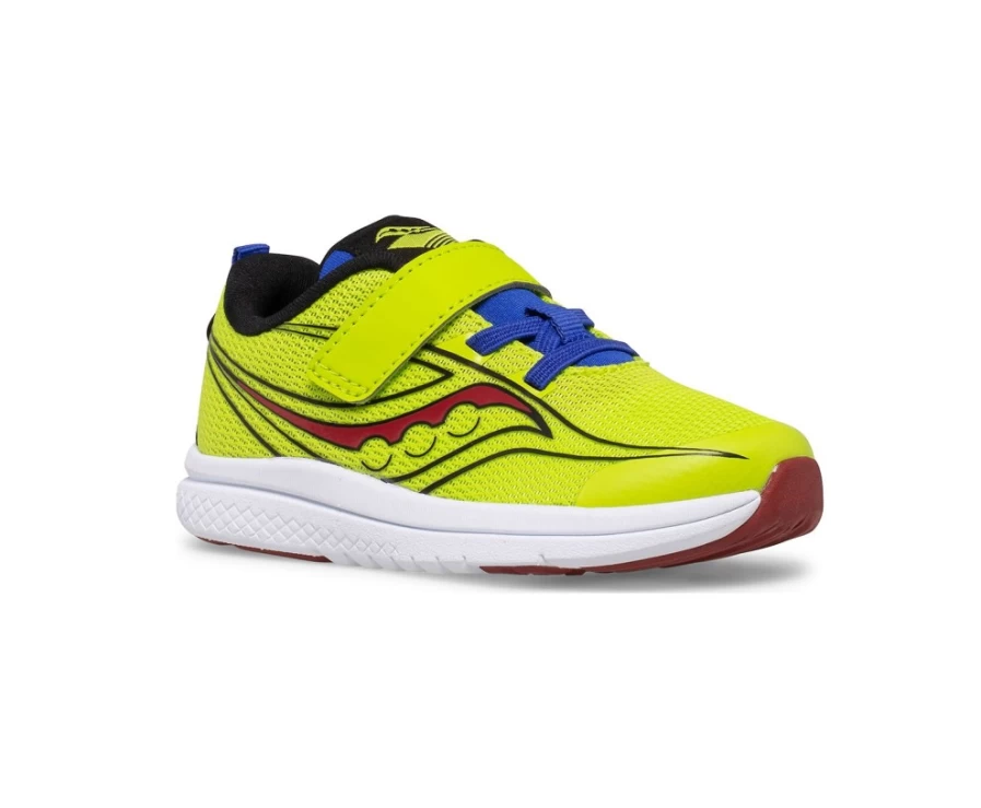 Saucony Kids' Kinvara 13 Jr Sneaker in Acid Lime - Lightweight Running Shoes for Children