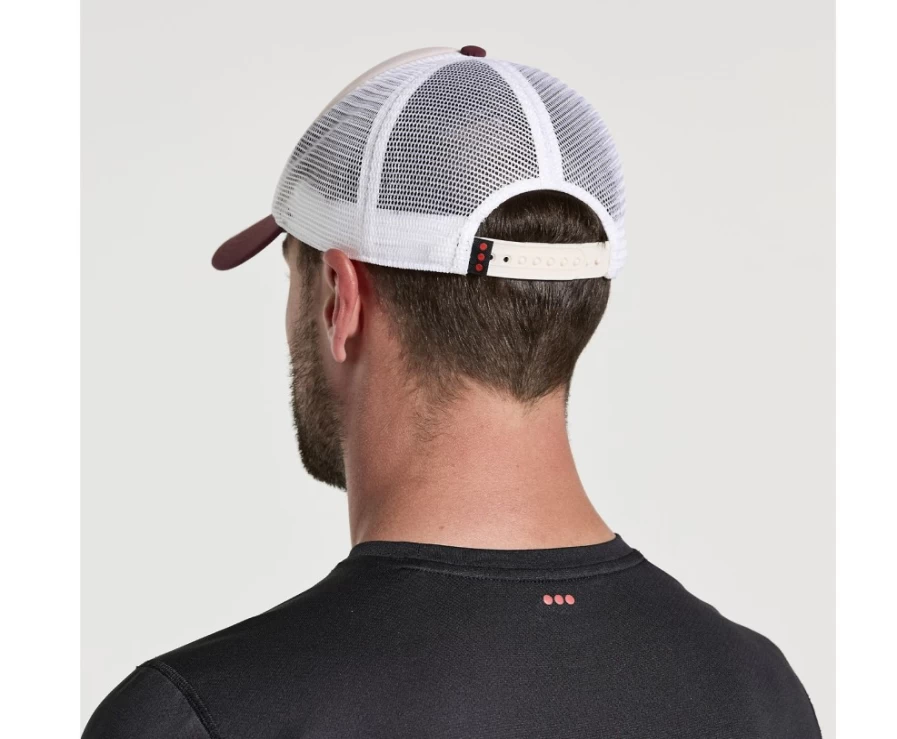 Saucony Unisex Stone Graphic Foamie Trucker Hat - Casual Adjustable Snapback Cap