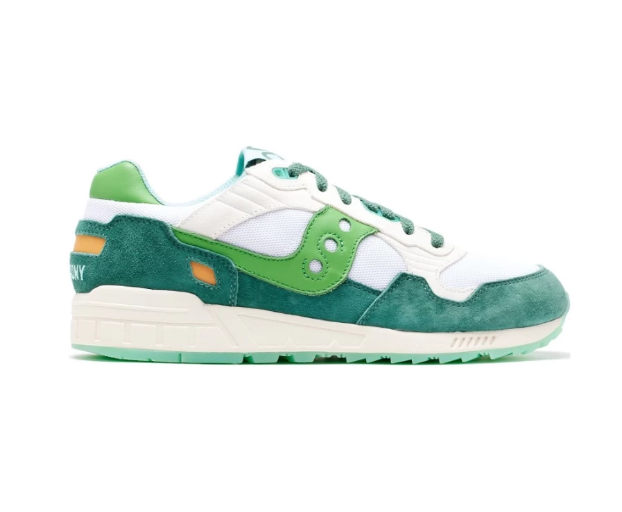 Saucony Shamrock Shadow 5000 Unisex Running Shoes in White