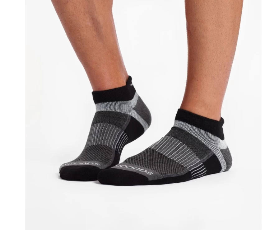 Saucony Inferno No Show Tab 3-Pack Black Unisex Socks