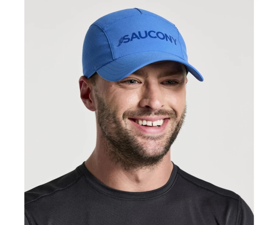 Saucony Outpace Unisex Pool Color Performance Running Hat
