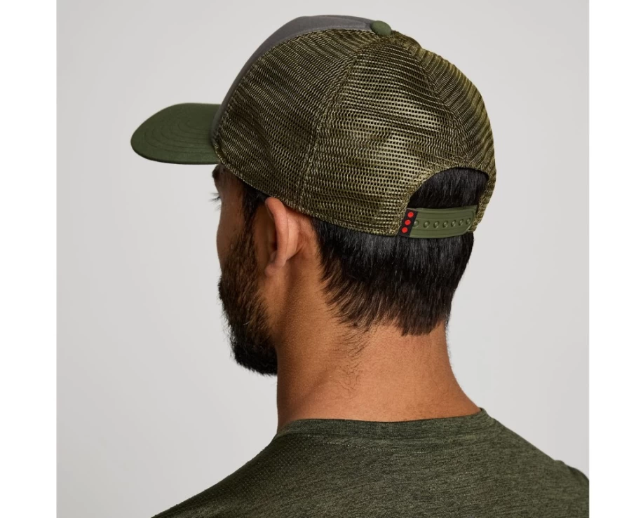 Saucony Unisex Foamie Trucker Hat - Climbing Ivy Graphic Adjustable Baseball Cap
