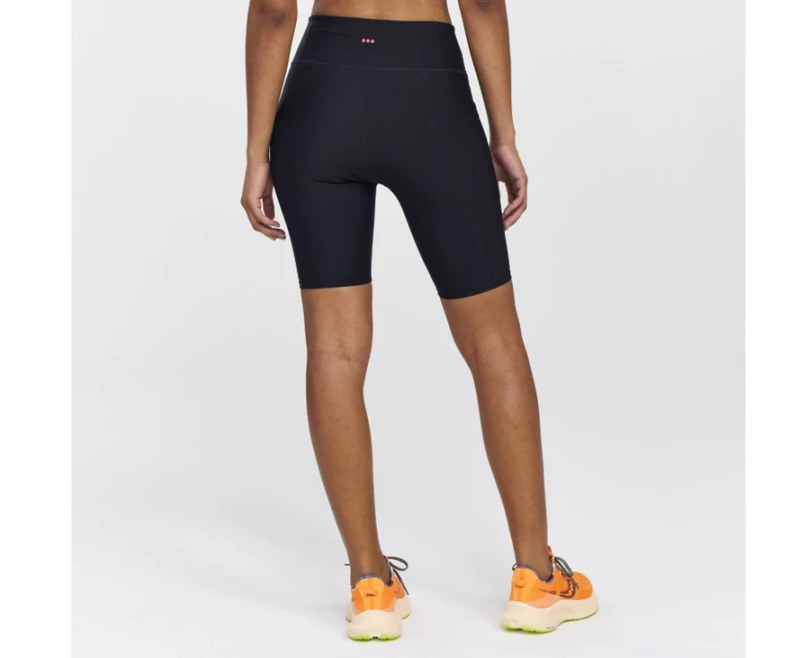 Saucony Women's Black Fortify 8" Biker Shorts for Cycling & Workouts