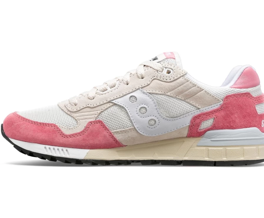 Saucony Shadow 5000 Unisex Running Shoes in White - Lightweight Comfort for Men & Women