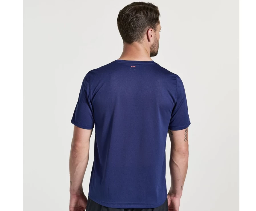 Saucony Men's Sodalite Performance Short Sleeve Stopwatch Shirt