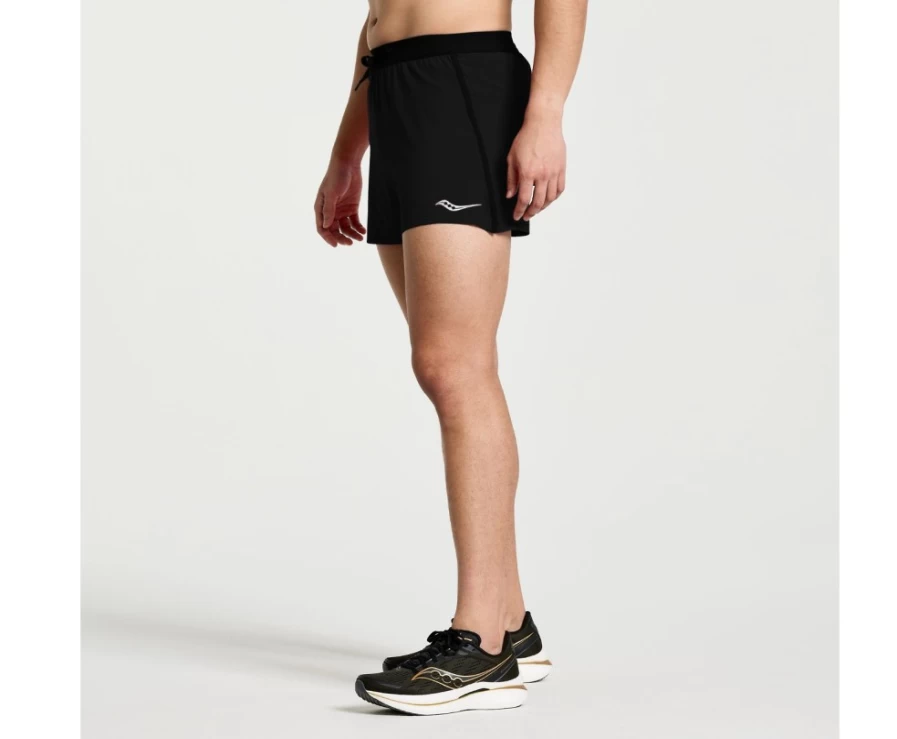 Saucony Men's Outpace 3" Running Shorts - Black