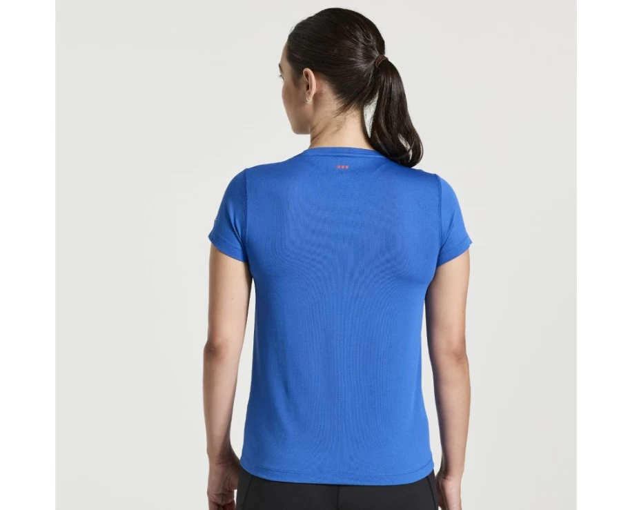 Saucony Women's Pool Graphic Short Sleeve Stopwatch Tee