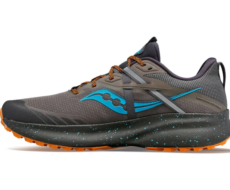 Saucony Men's Ride 15 Running Shoes - Pewter Color for Comfort & Performance