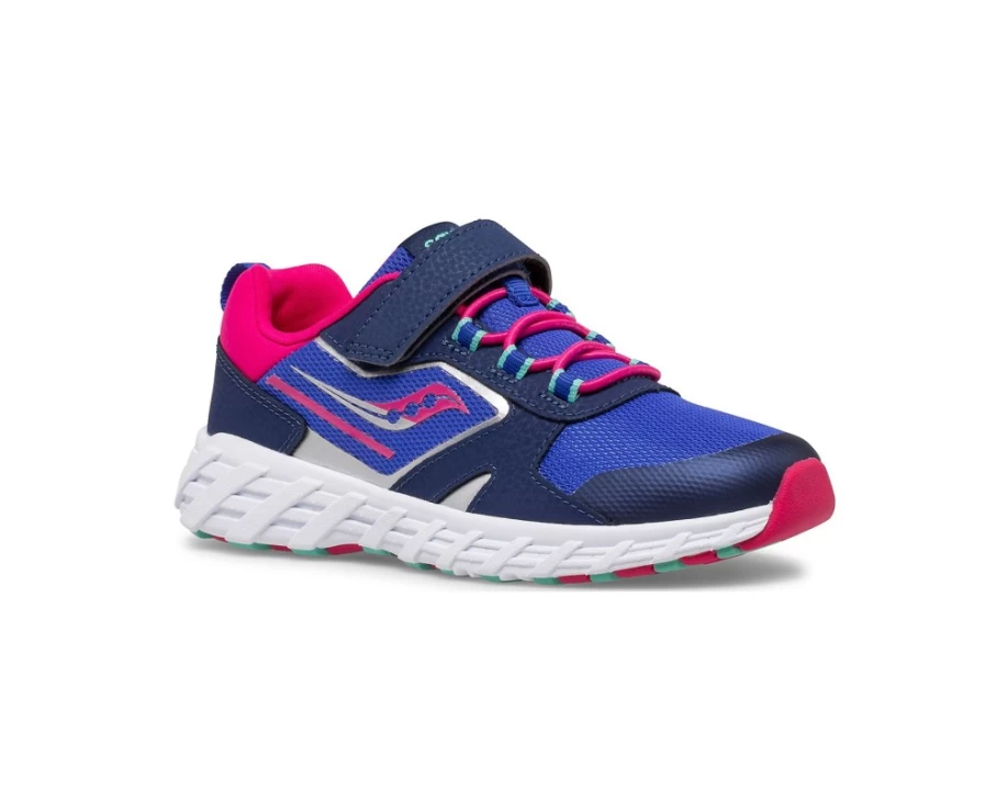 Saucony Kids' Blue Wind Shield 2.0 AC Sneakers for Big Kids