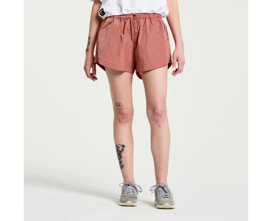 Saucony Women's Unwind Short in Soot - Comfortable Running Shorts for Women