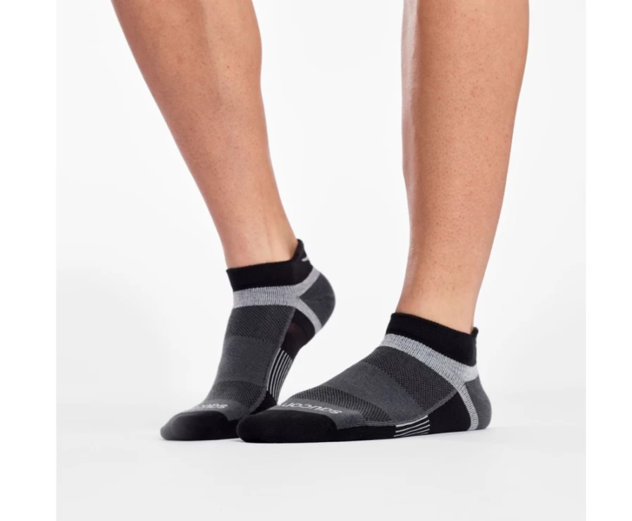 Saucony Inferno Lightweight 3-Pack Unisex Socks - Black