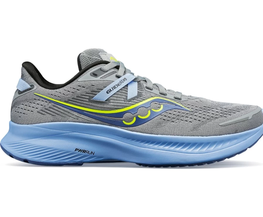 Saucony Women's Guide 16 Wide Running Shoes in Fossil Color