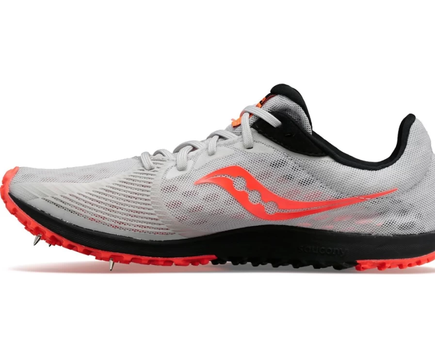 Saucony Men's Kilkenny XC9 Flat Running Shoes in Fog