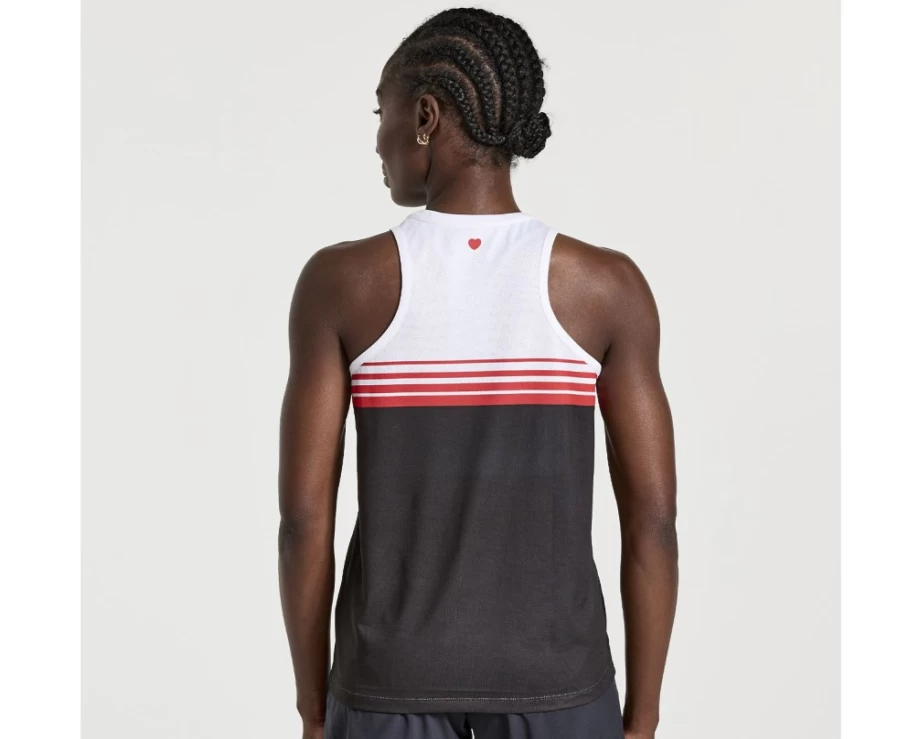 Saucony Women's NYC Stopwatch Singlet - New York 2022 Edition Running Tank Top