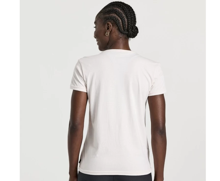 Saucony Women's Sand Rested Comfort T-Shirt for Casual Wear