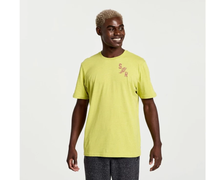Saucony Men's Arroyo Heather Graphic Rested T-Shirt