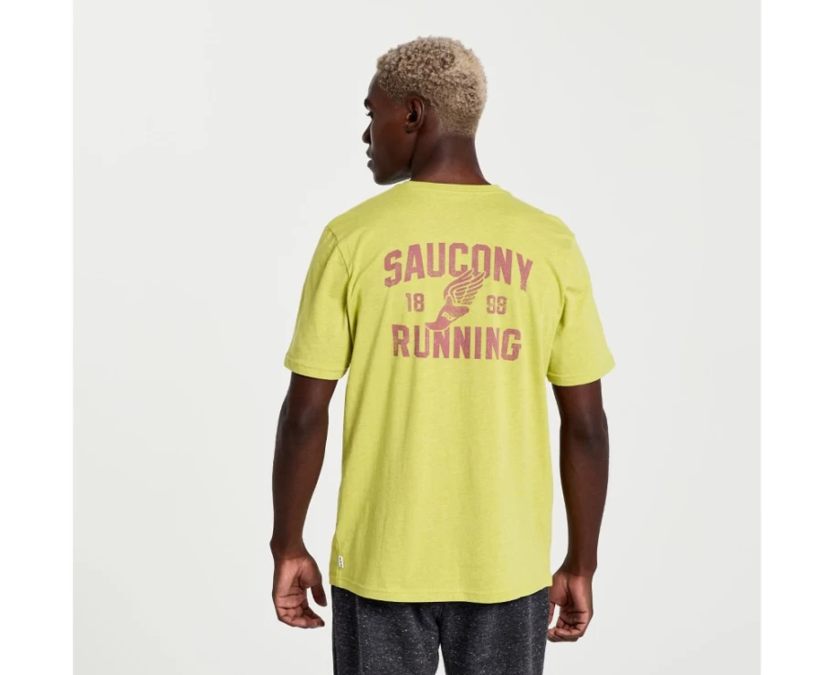Saucony Men's Arroyo Heather Graphic Rested T-Shirt