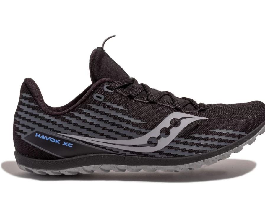 Saucony Women's Havok XC 3 Flat Running Shoes - Black