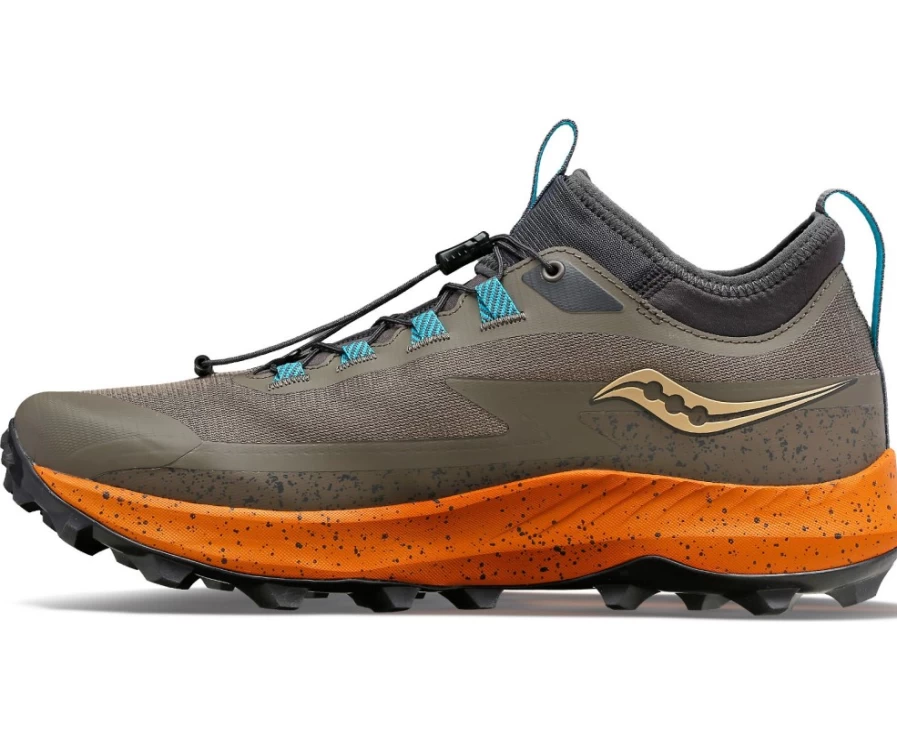 Saucony Men's Peregrine 13 Trail Running Shoes in Umber - Lightweight & Durable for Outdoor Adventures