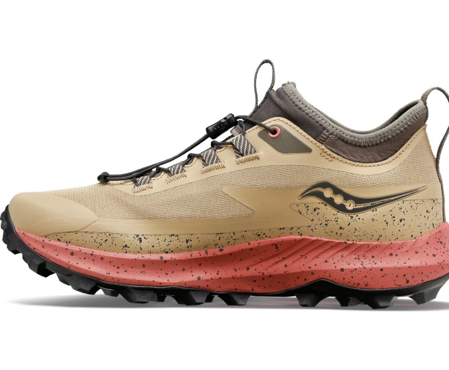Saucony Women's Peregrine 13 Trail Running Shoes in Desert Color