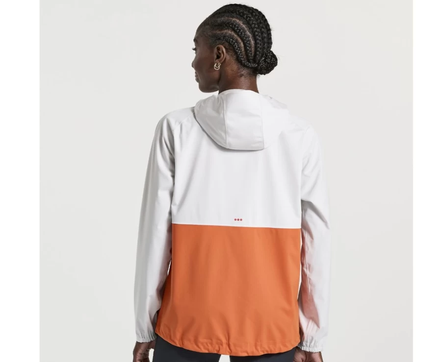Saucony Women's Crystal Boulder Drizzle Jacket - Lightweight Water-Resistant Running Coat