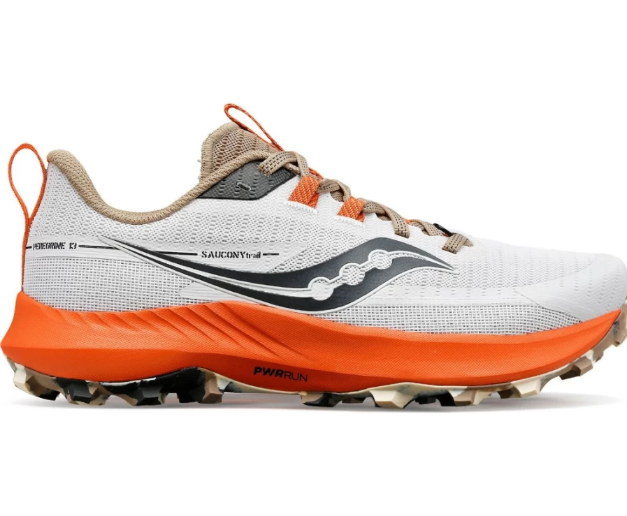 Saucony Women's Peregrine 13 Trail Running Shoes in Fog