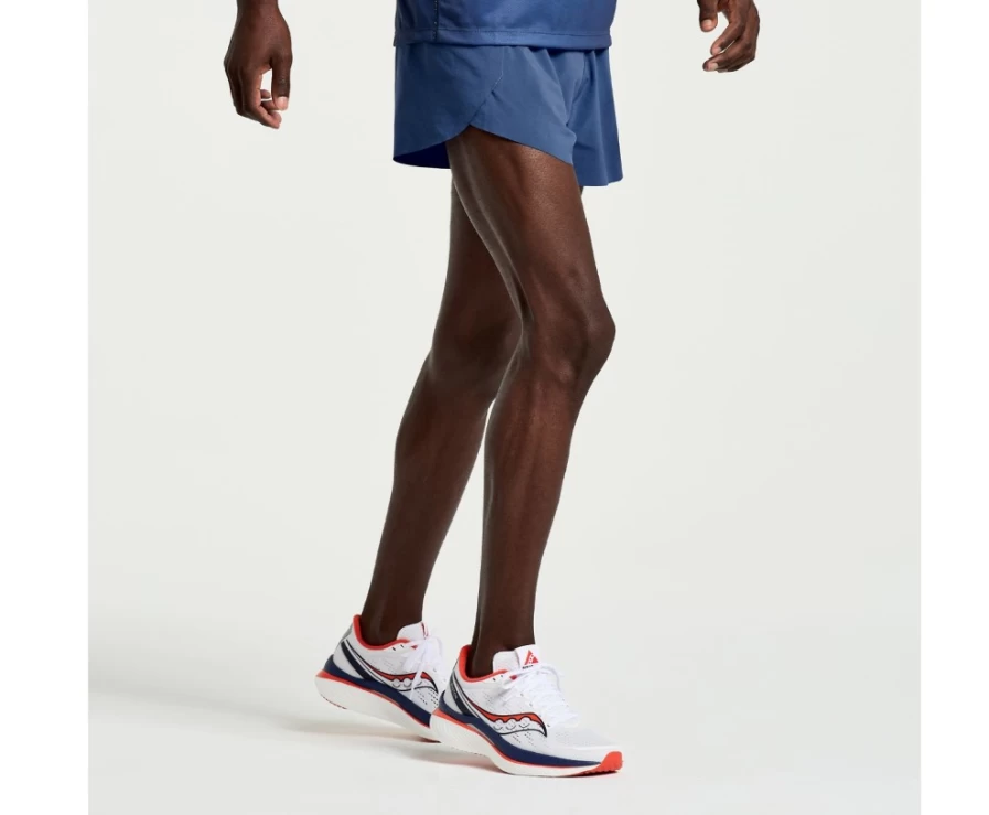 Saucony Men's Boston Time Trial 3" Running Shorts in Sodalite Blue