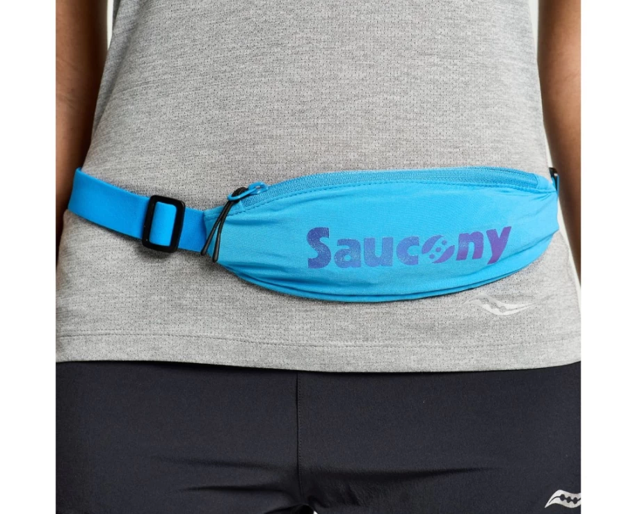 Saucony Women's Azure Outpace Run Belt - Lightweight Secure Running Waist Pack