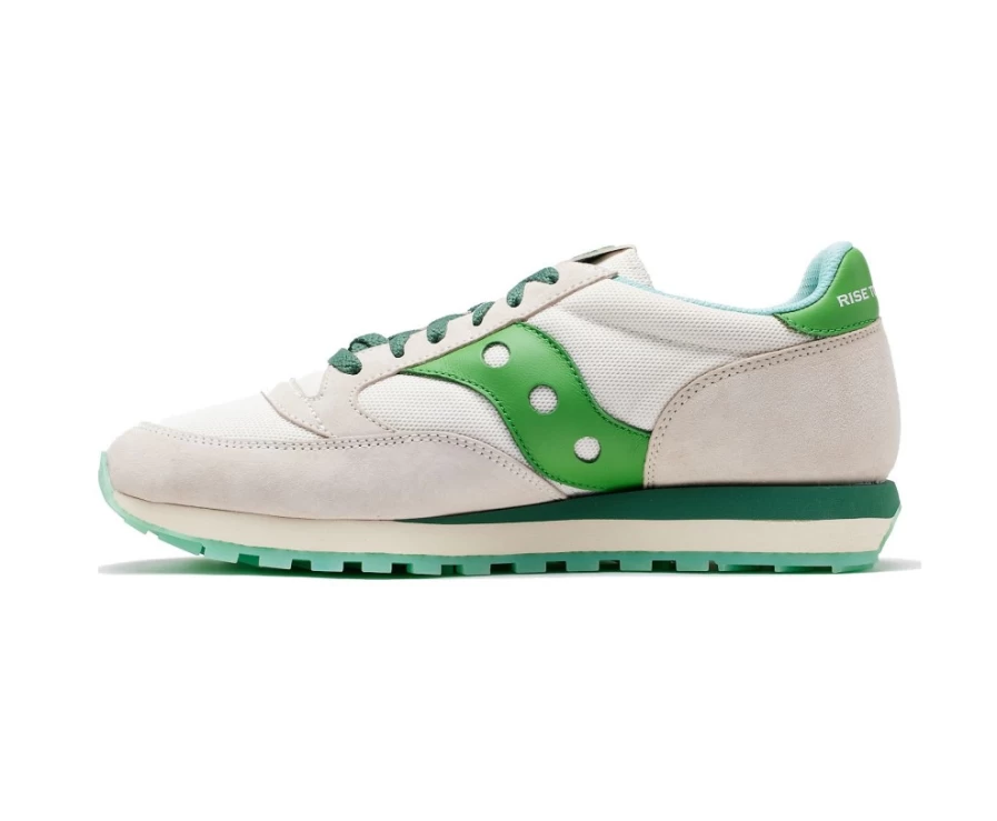 Saucony Shamrock Jazz 81 Unisex White Running Shoes