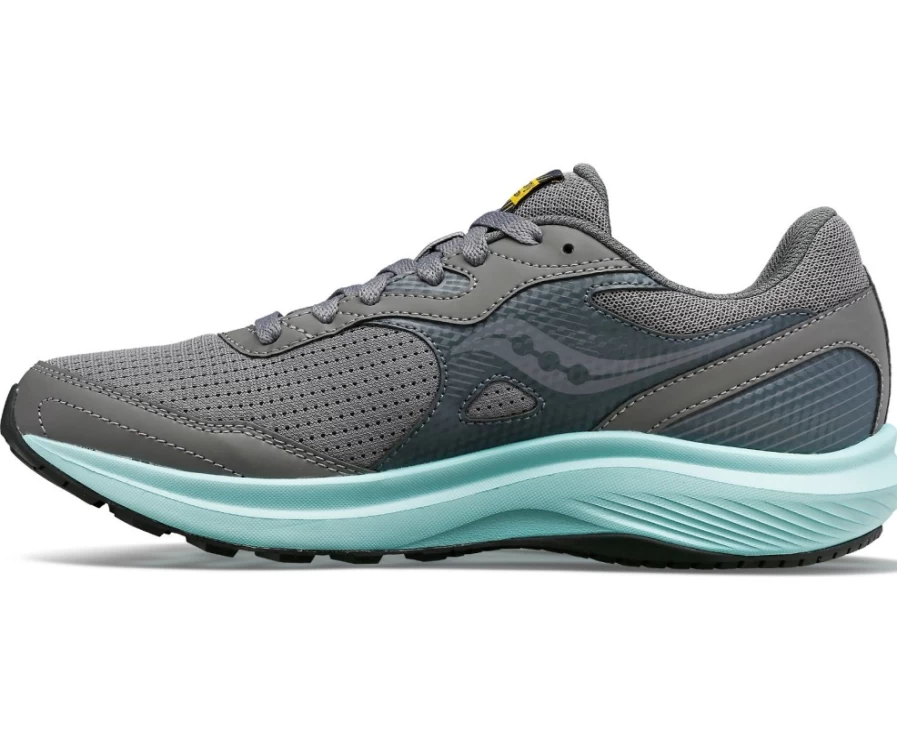 Saucony Women's Cohesion 16 Running Shoes in Gravel - Lightweight & Supportive