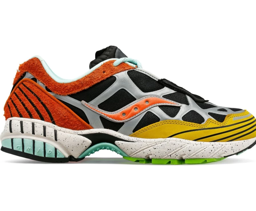 Saucony Women's Grid Web Trail Trail Running Shoes in Brown