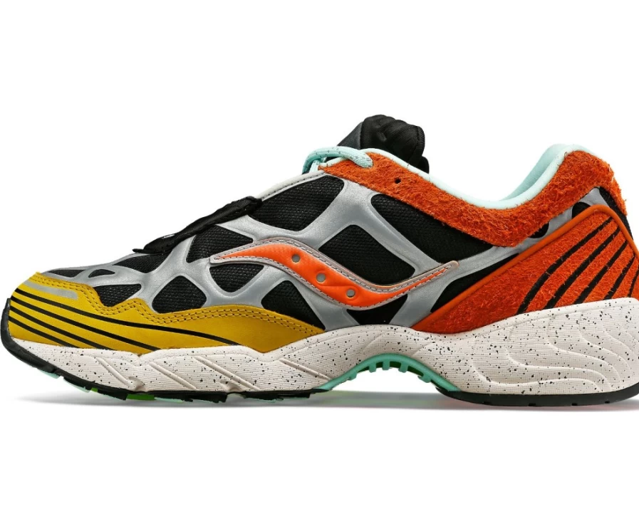 Saucony Women's Grid Web Trail Trail Running Shoes in Brown
