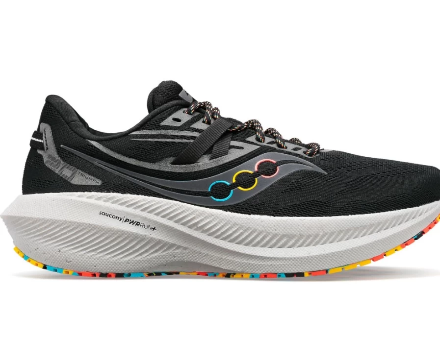 Saucony Men's Triumph 20 Running Shoes - Night Vizion Colorway