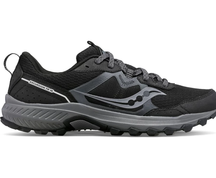 Saucony Men's Excursion TR16 Trail Running Shoes - Black