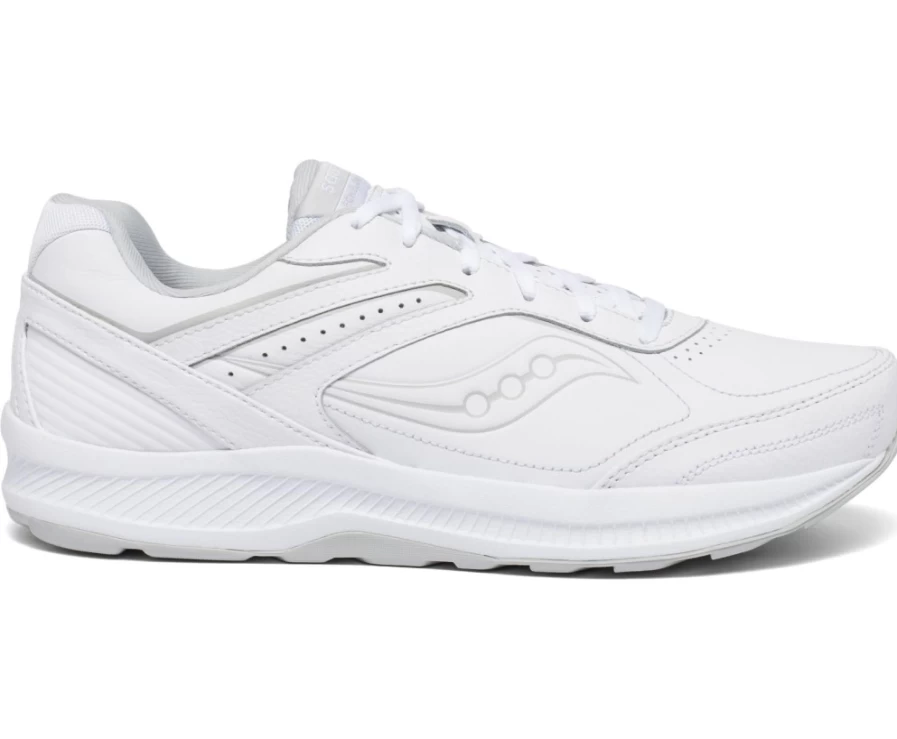 Saucony Men's Echelon Walker 3 Extra Wide White Walking Shoes