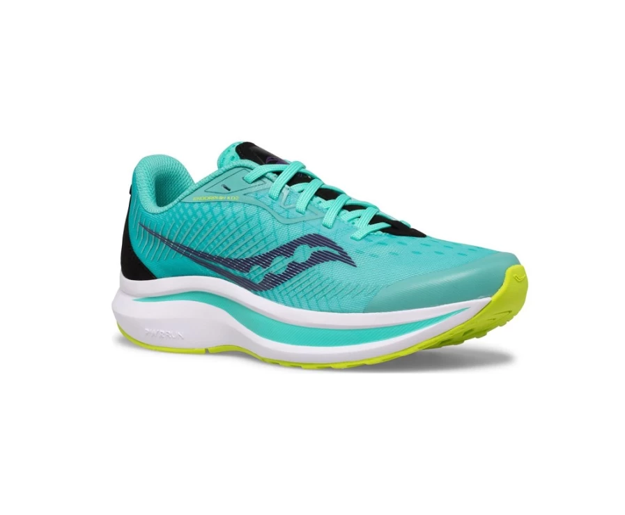 Saucony Endorphin Kdz Mint Running Shoes for Kids - Lightweight & Comfortable Sneakers