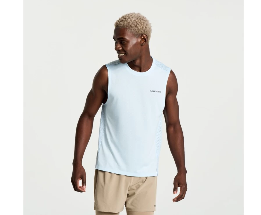 Saucony Men's Vapor Elevate Sleeveless Performance Top