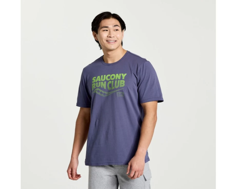 Saucony Men's Horizon Heather Graphic Rested T-Shirt