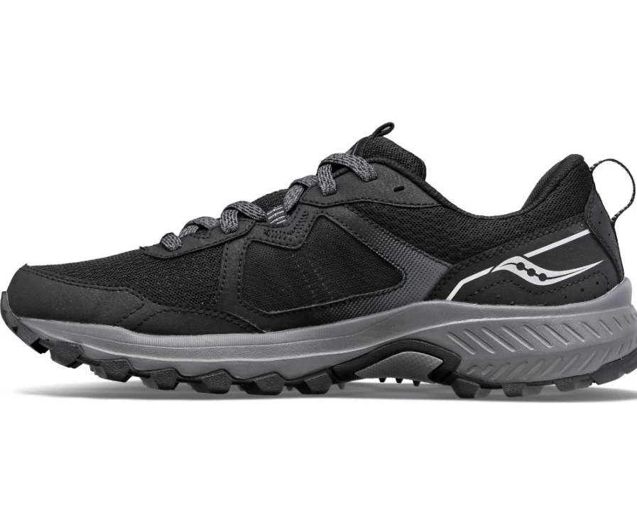 Saucony Men's Excursion TR16 Wide Trail Running Shoes - Black