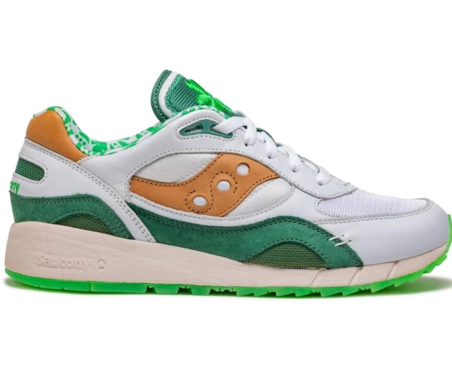 Saucony Shamrock Shadow 6000 Unisex Running Shoes in Green