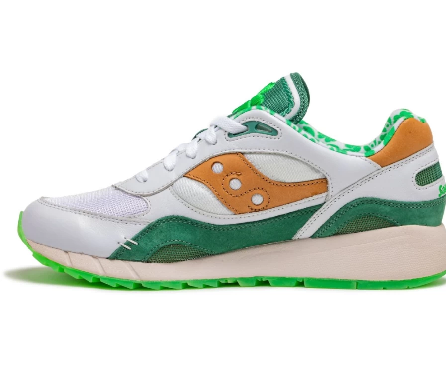 Saucony Shamrock Shadow 6000 Unisex Running Shoes in Green