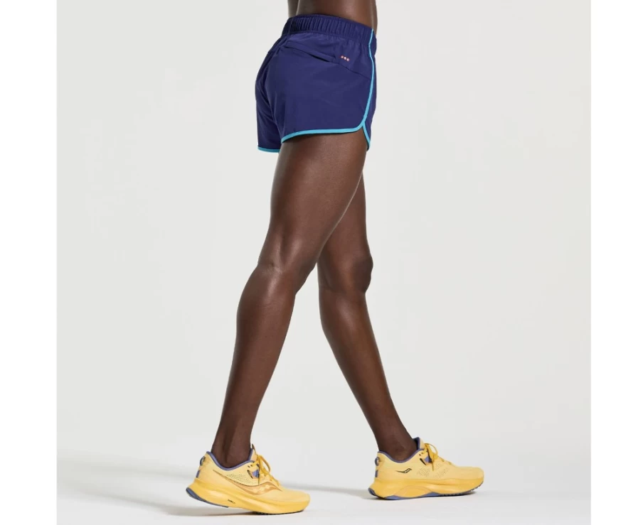 Saucony Women's Outpace 3" Short in Sodalite - Lightweight Running Shorts for Women