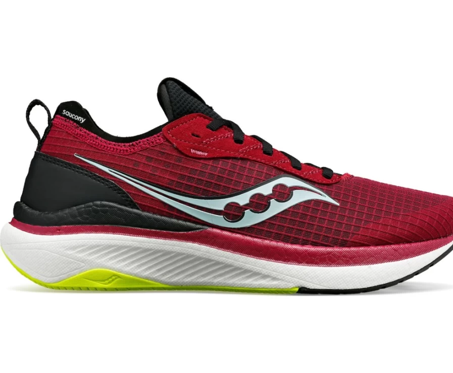 Saucony Women's Freedom Crossport Running Shoes in Berry Color for Enhanced Comfort and Performance