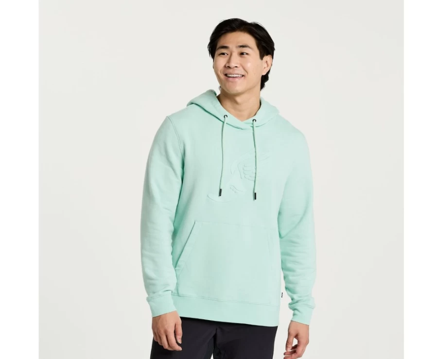 Saucony Men's Atmos Graphic Hoodie - Comfortable Pullover Sweatshirt for Casual Wear