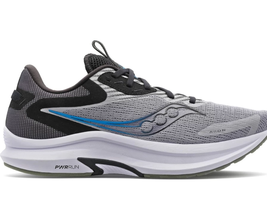 Saucony Men's Axon 2 Running Shoes in Alloy - Lightweight & Responsive